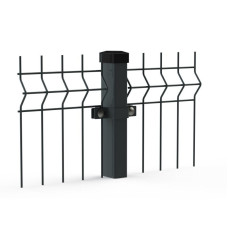 Paneļu žogs 3D 2,5x1,73 m (200x50mm), d-4, ZN+RAL7016 (pelēks) / gab