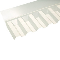 Sienas pieslēgums PVC un PC loksnēm Trapez 76/18 730mm / gab