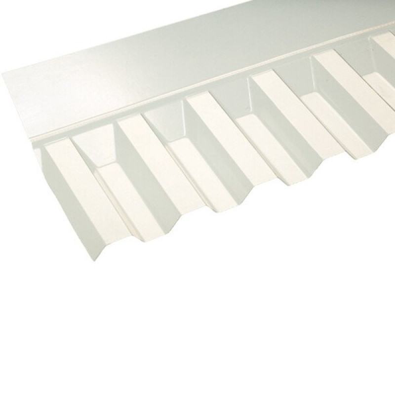 Sienas pieslēgums PVC un PC loksnēm Trapez 76/18 730mm / gab