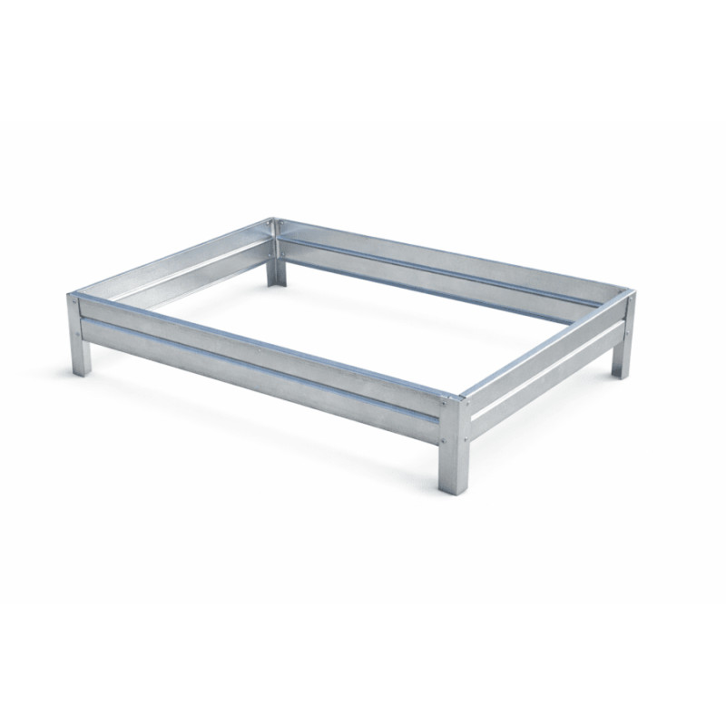 Paaugstinātā dārza dobe Klasika Garden 950×750×100 mm, cinkota / gab