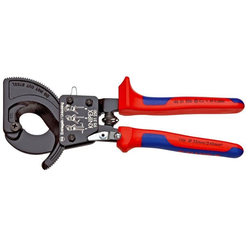 Knipex Terkšlinės kabelio žirklės 250mm KNIPEX 9531