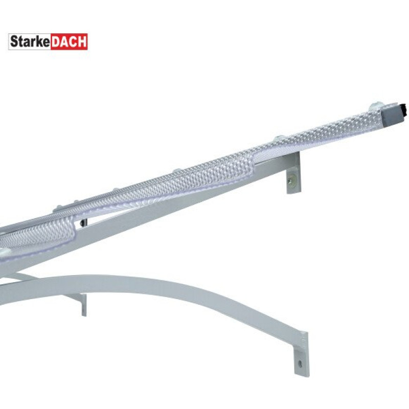 Jumtiņš STARKEDACH Diamonds T-150 (taisns), caurspīdīgs 150 x 95,4 cm / gab