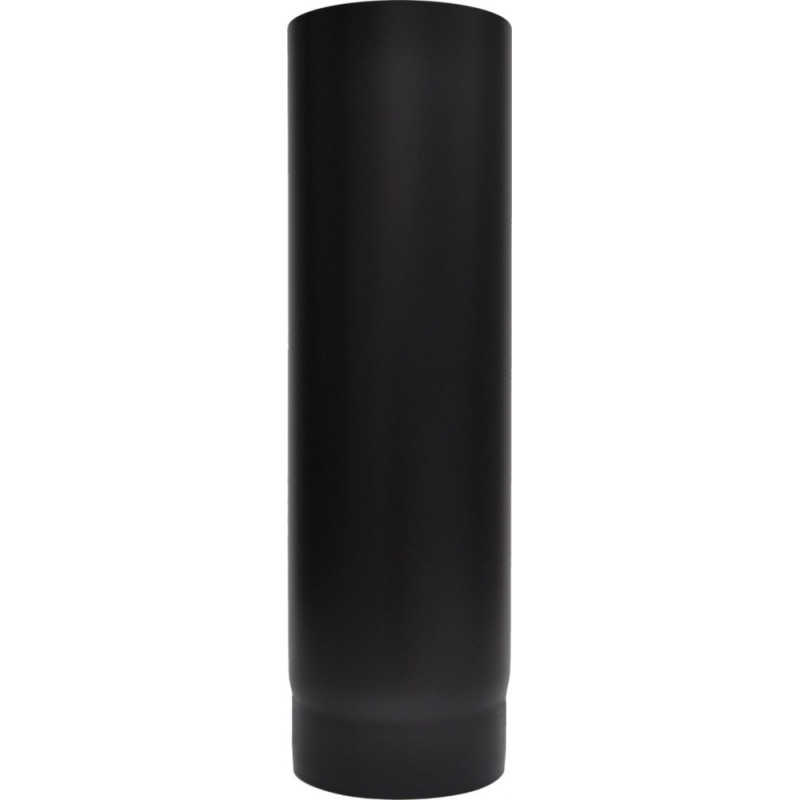 Melnā dūmvada caurule 1000x2mm ø120