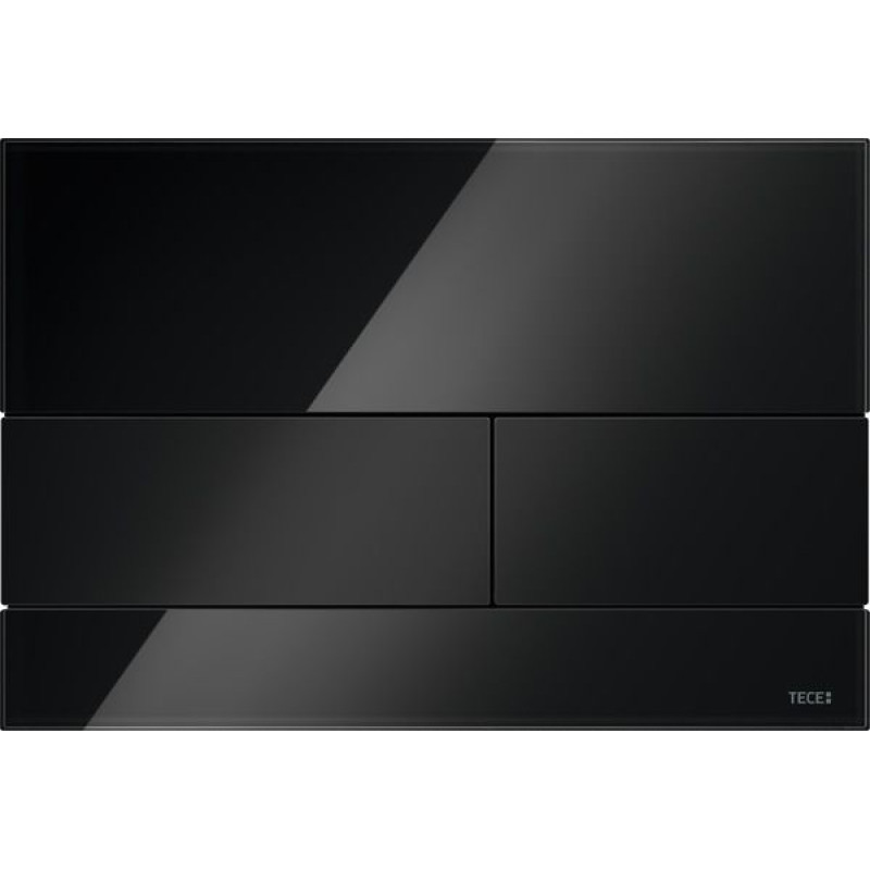 Tece square WC plāksne (9240809) melns/melns