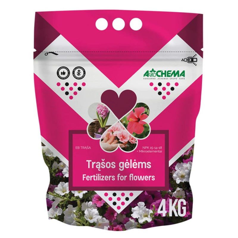 Agrochema Mēslojums ziediem 4kg
