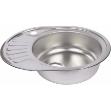 Besk Virtuves izlietne 45x57cm, iegr., labā, ar sifonu