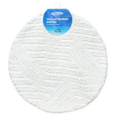 Baltic Aqua Vannas istabas paklājiņš D70cm Square, balts