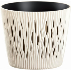 Prosperplast Puķu pods Sandy Round 14x16cm, g.dzeltens