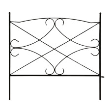 Besk Dekoratīvs žogs 60x60cm, melns