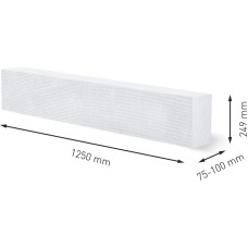 Ytong Pārsedze starpsienu atverēm YD (garums 1250 mm)