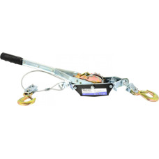 Geko Rokas vinča 2T, dubultā zobrata, 2 āķi, 2,5 m troses, G01072, GEKO