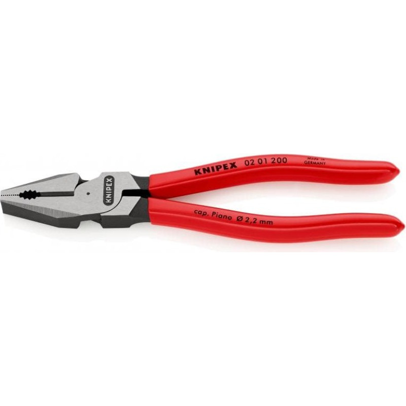 Knipex Kombinuotos didelės svertinės jėgos replės KNIPEX 0201200