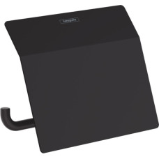 Hansgrohe tualetes papīra turētājs ar vāciņu AddStoris Q, matēts melns