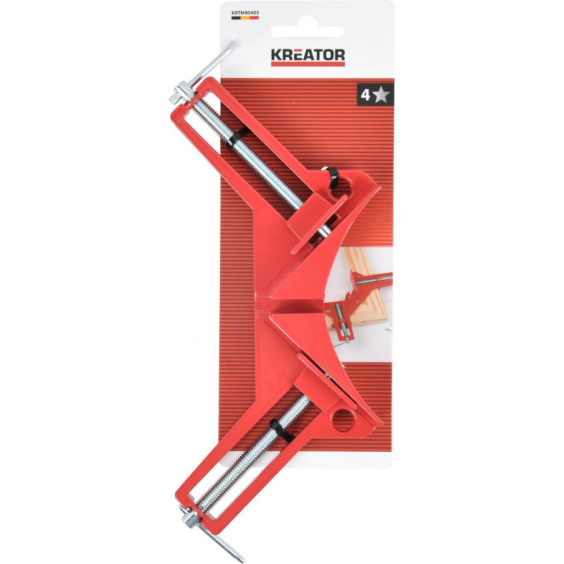 Kreator Skrūvspīles stūrim 90° KREATOR KRTH40403 75x220mm