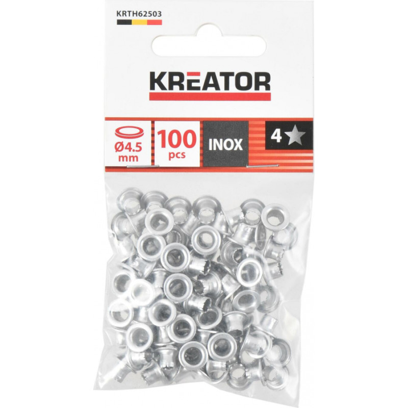 Kreator Kniedes caurumspiednim Ø 4.5mm, alumīnijs (100gab) KREATOR KRTH62503