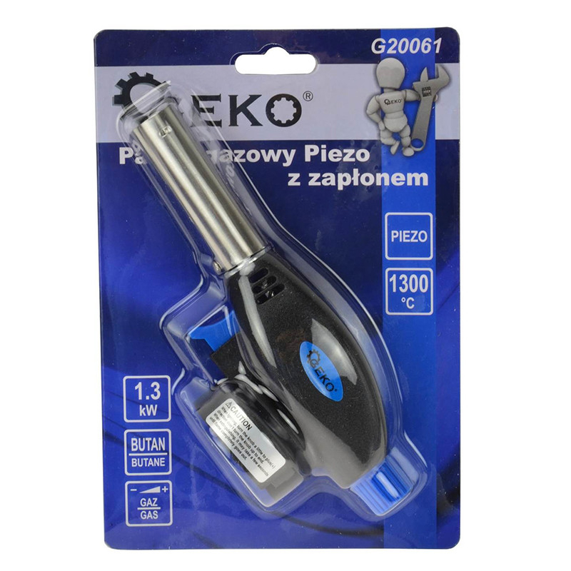 Geko Gāzes deglis ar piezo 1.3kW, 1300°C Geko