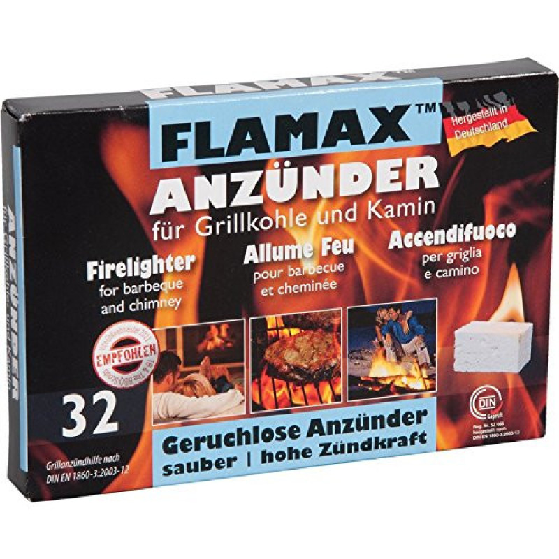 Flamax Parafīna aizdedzināšanas kubiņi 32gab. 1318113 FLAMAX