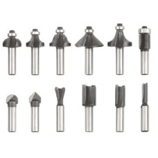 Vorel Frēžu komplekts kokam 8mm (12gab.)