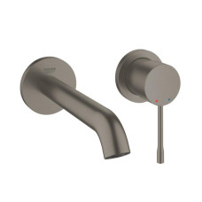 Grohe izlietnes maisītāja Essence virsapmetuma daļa, 2 MC, iztece 183 mm, no sienas, brushed hard graphite