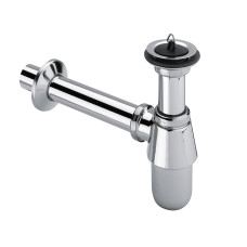 Viega izlietnes sifons ar pagarināto izplūdi, 1¼ x 32 mm, hromēts misiņš