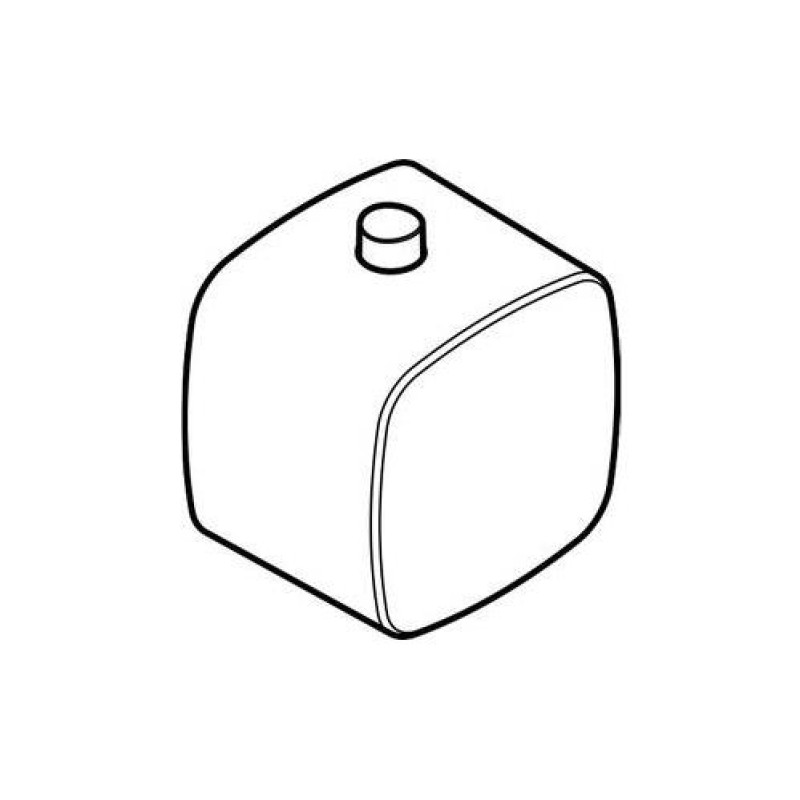 Hansgrohe rokturis termostatam PuraVida, hroms/balts