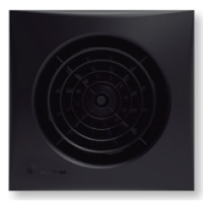 Soler & Palau ventilators SILENT 100 CRZ MATT BLACK ar laika releju un gultni,vārsts