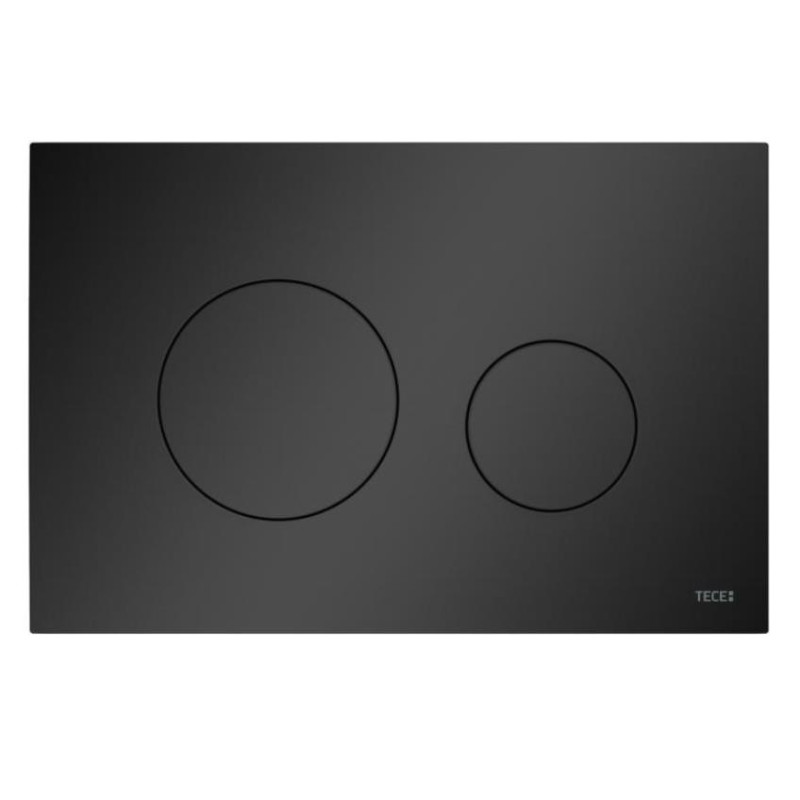 Tece taustiņš TECEloop duo, 220x150 mm, matēts melns