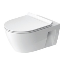 Duravit pods No.1 Rimless, ar vāku, stiprināms pie sienas, 401x430x565 mm, balts HG