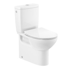 Jika pods ar SC Slim vāku Zeta rimless, universāls izvads, pievads no sāniem, balts
