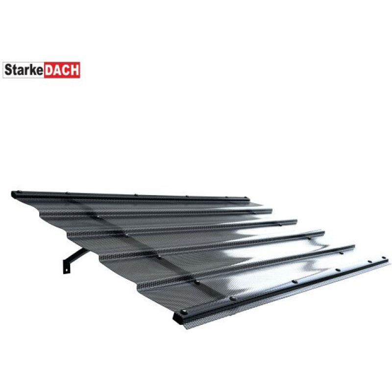Jumtiņš STARKEDACH Diamonds T-150 (taisns), pelēks 150 x 95,4 cm / gab