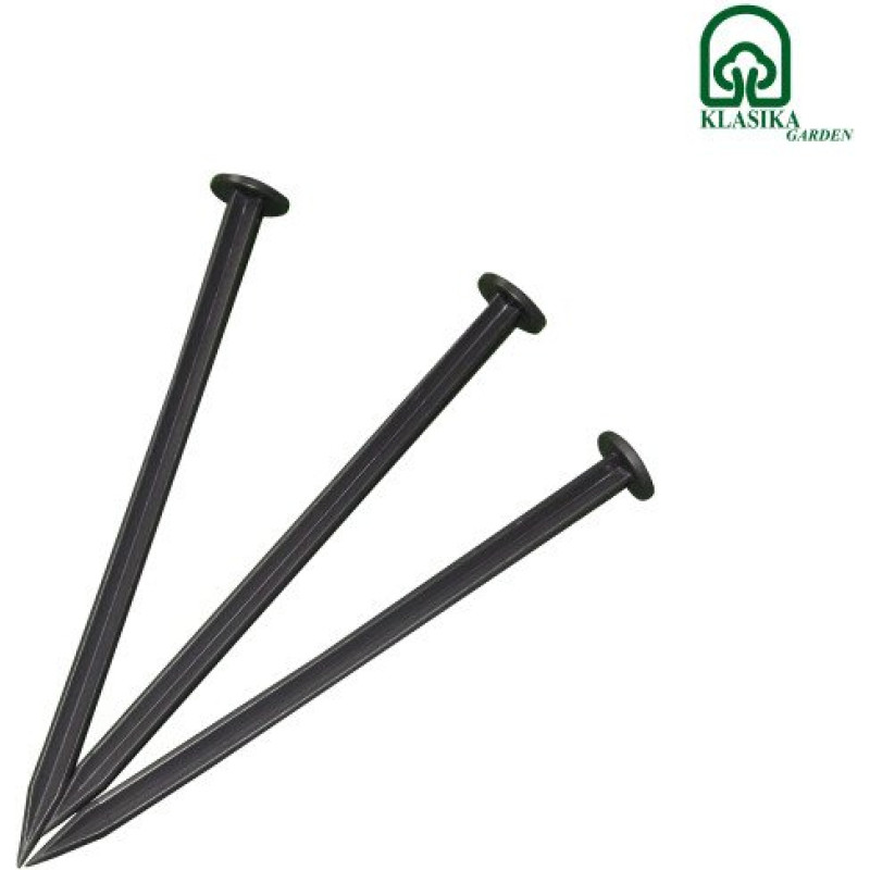 Plastmasas naglas priekš zālāja apmales 25cm (50 gab/iepak) / gab