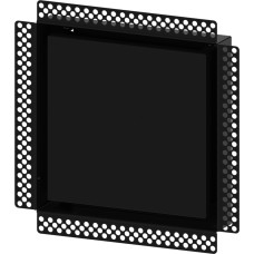 Europlast difuzors metāla, sleptās montāžas, 250x250mm - Ø125mm, melns