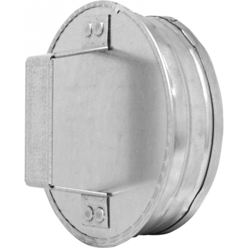 Europlast noslēgvāks gaisa vadiem ar rokturi, metāla, Ø80mm, bez gumijas