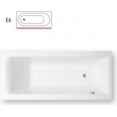 Balteco Forma Akrila vanna ar rāmi, sifonu, 159x70cm, panelis E6, balta
