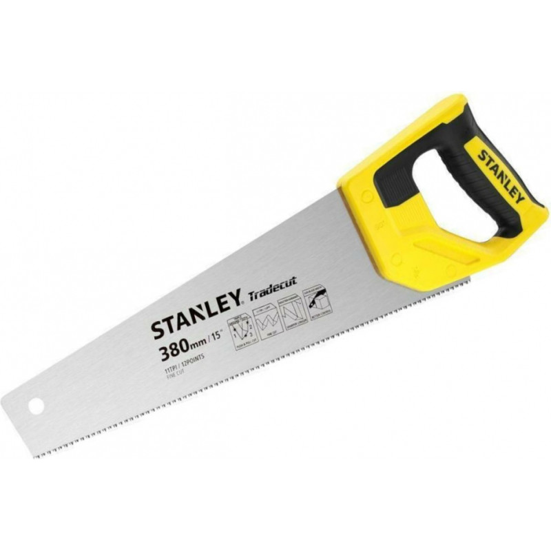 Stanley TradeCut Rokas zāģis Fine Finish, 11TPI, 380mm, STHT20349-1