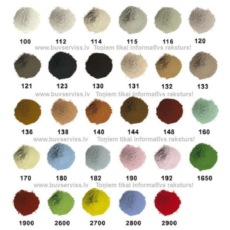 Mira supercolour NR. 132 - ātri cietējoša flīžu šuvju masa, 1.2kg