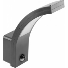 GTV PARIS LED Fasādes gaismeklis 140° ar kustību sensoru, 10W, 900lm, IP54, 4000K, melns