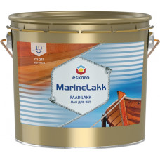 Eskaro Marine Lakk 10 Nodilumizturīga uretāna alkilaka laivu daļu lakošanai, matēta, 2.4L