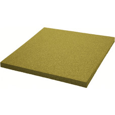 Gumijas flīzes 50x500x500mm dzeltens / m²