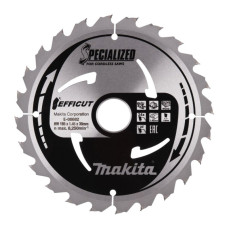 Makita Accessories Griešanas disks kokam MAKITA Efficut 185x30x1.45mm 24T