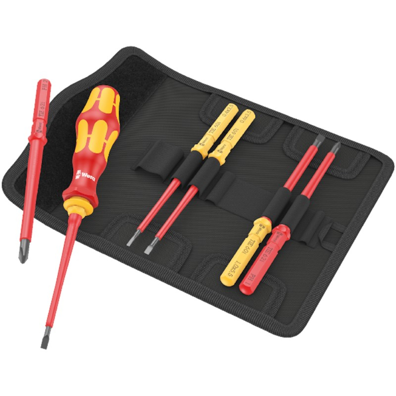 Wera Uzgaļu komplekts ar skrūvgriezi WERA VDE 60 i/7