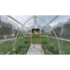 Papildus durvis siltumnīcai KLASIKA ARROW 900x1230mm, bez pārklājuma / gab