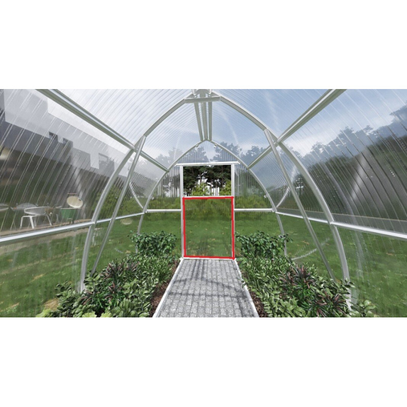 Papildus durvis siltumnīcai KLASIKA ARROW 900x1230mm, bez pārklājuma / gab