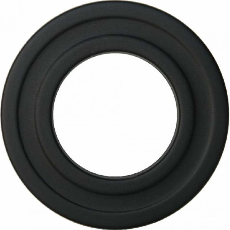 Melnā dūmvada sienas rozete ø200