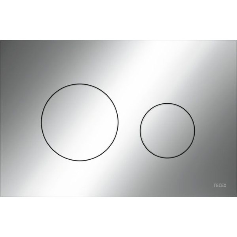 Tece loop WC plastmasas plāksne (9240921) hroms