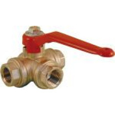 Rastelli Lodveida trīsceļu krāns (T-tips) 1