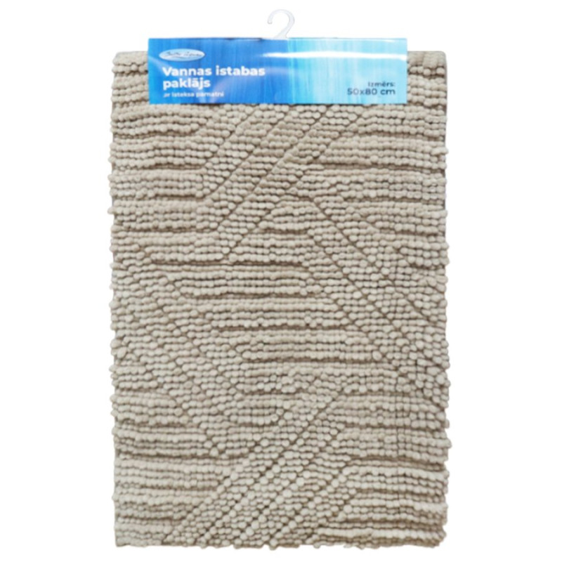 Baltic Aqua Vannas istabas paklājiņš 50x80cm Square, haki