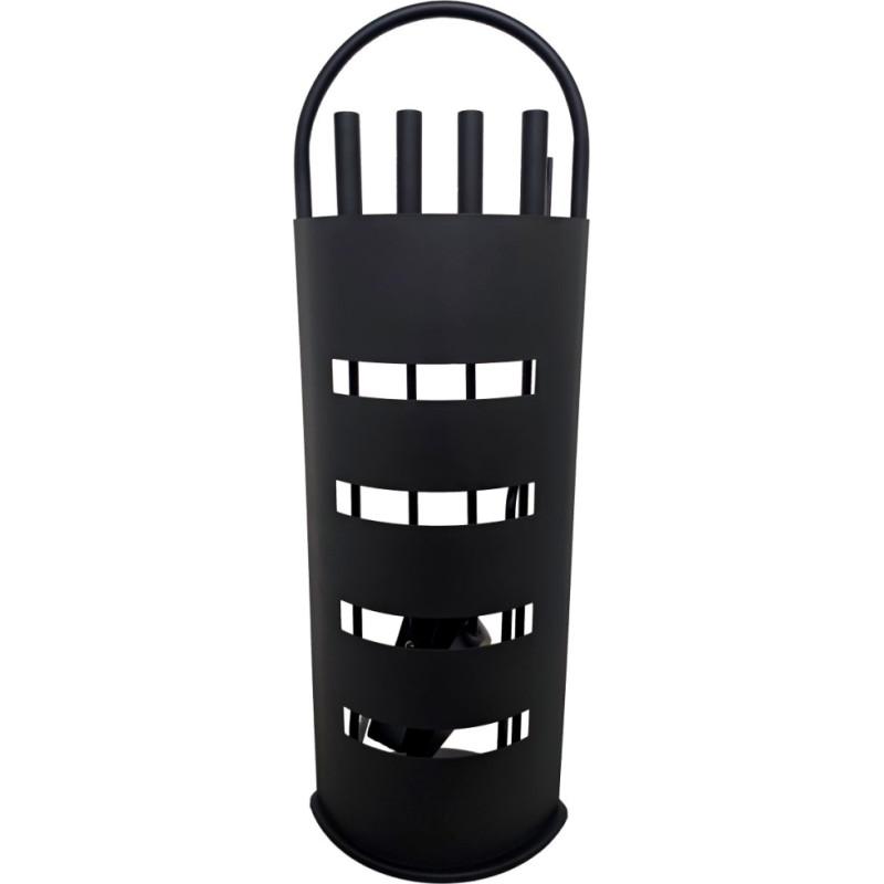 Doflame Kamīna piederumu komplekts K087-B , 5 rīki, melns