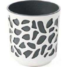 Lamela Puķu pods Aztek 25cm, pelēks