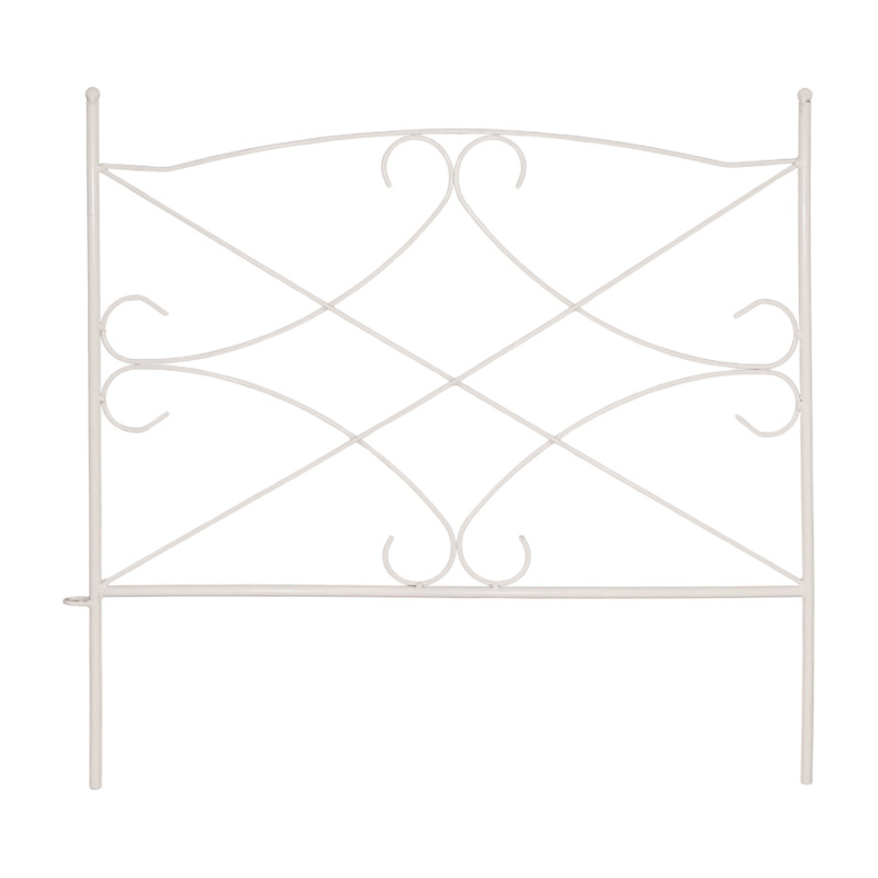 Besk Dekoratīvs žogs 60x60cm, balts